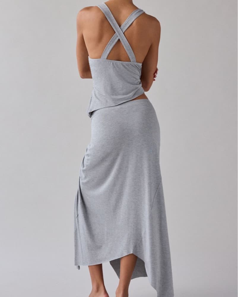 UO Grey Jersey Matching Set - Image 4