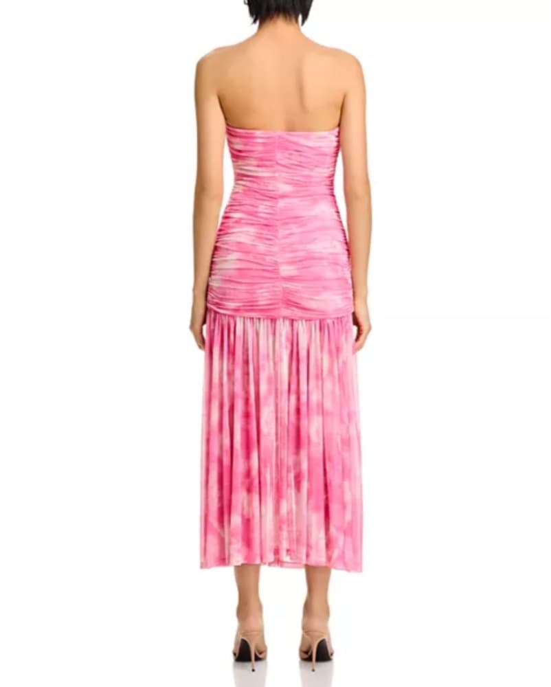 Bardot Solana Printed Mesh Maxi Dress - Image 4
