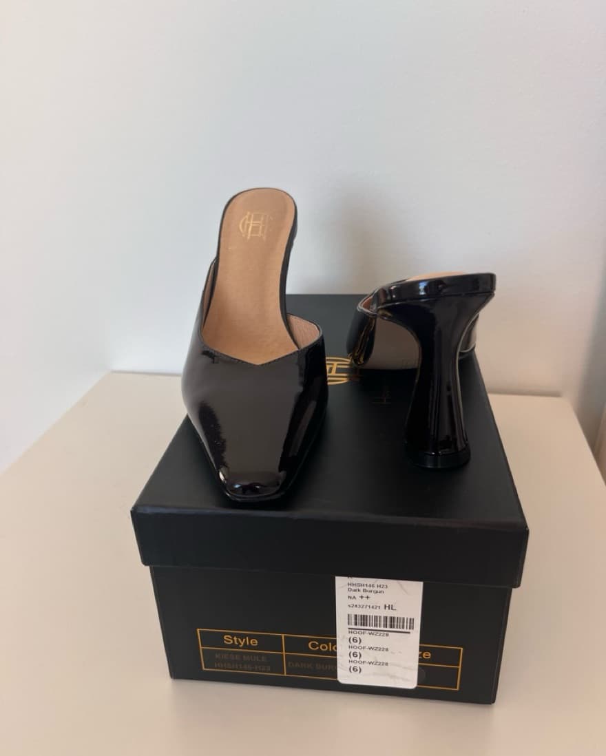 Burgendy Mule  - Image 1