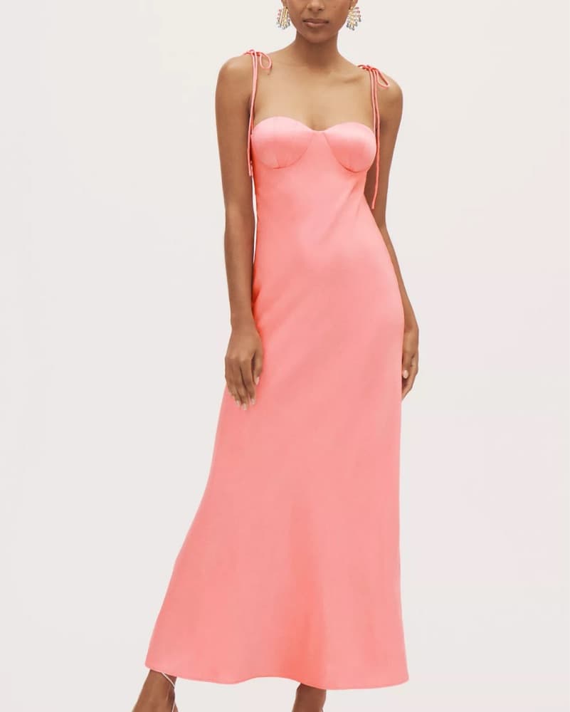 Sweetheart Satin Dress - Image 1