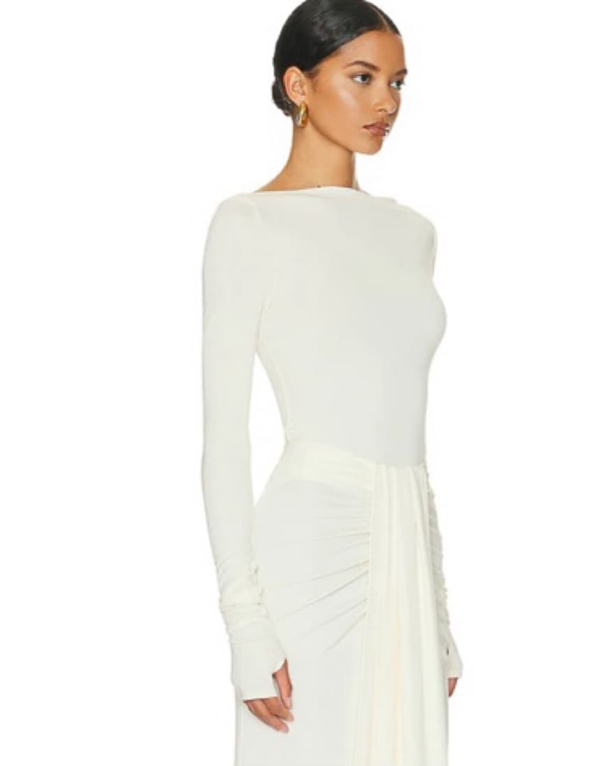 HELSA Matte Jersey Long Sleeve Top - Image 2