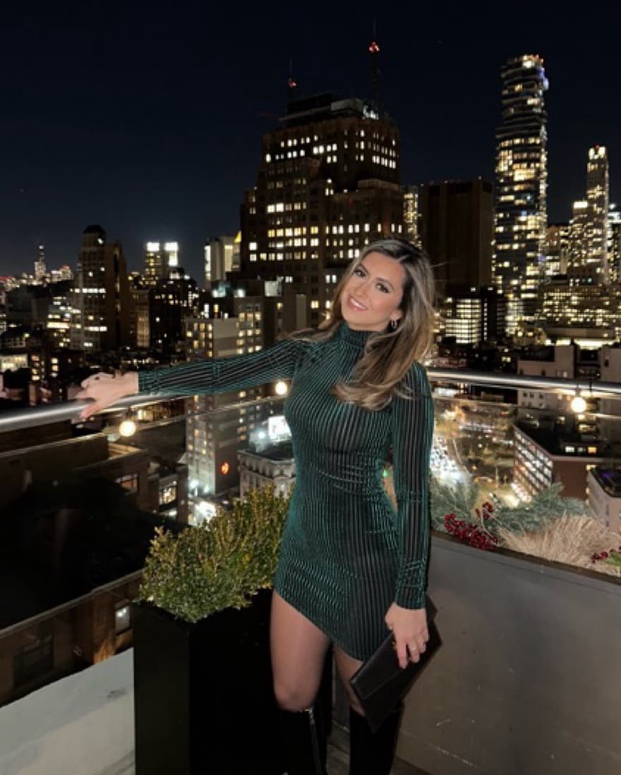 Partially Sheer Green Dress  - Image 3