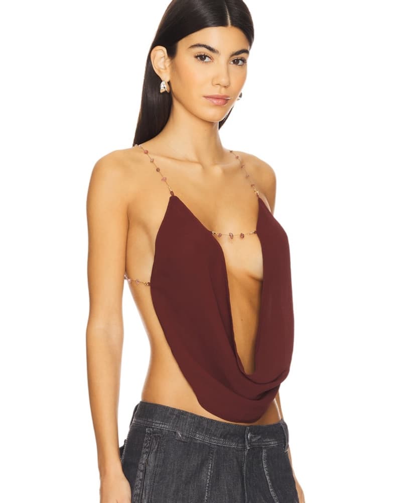 Jaded London Cowl Neck Top - Image 2