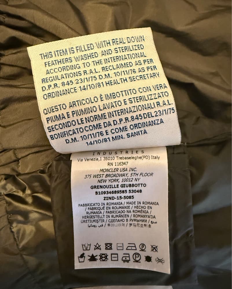 Moncler Grenouille Jacket in Olive Green - Image 5