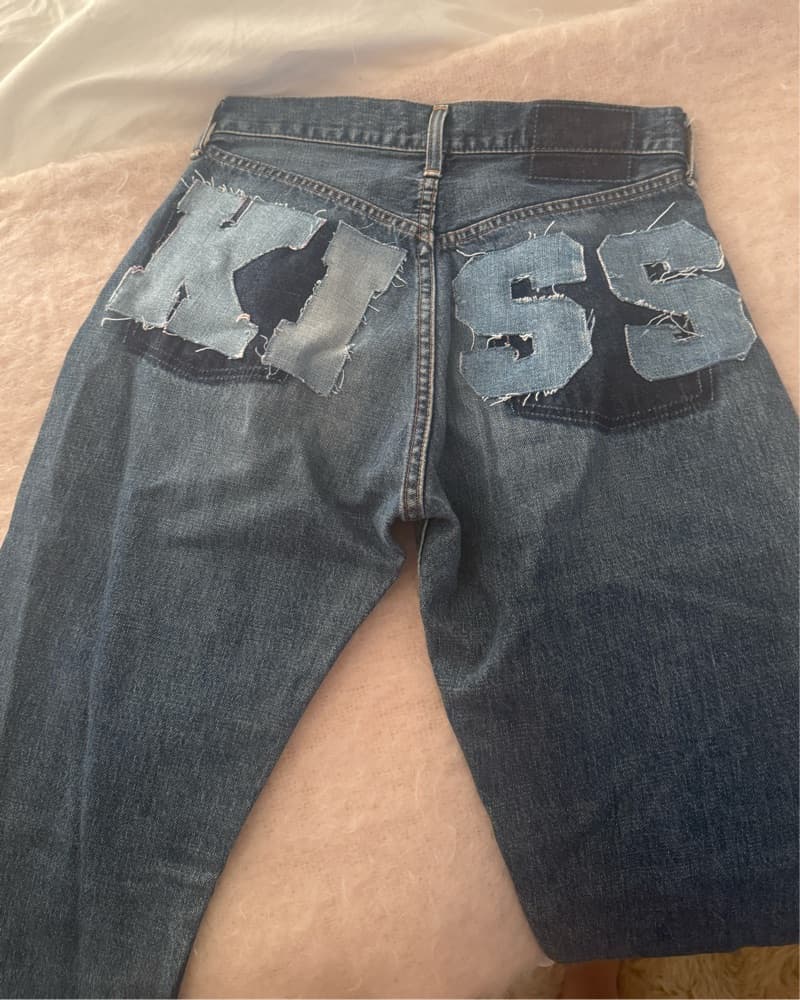 Custom KISS vintage Levis  - Image 1