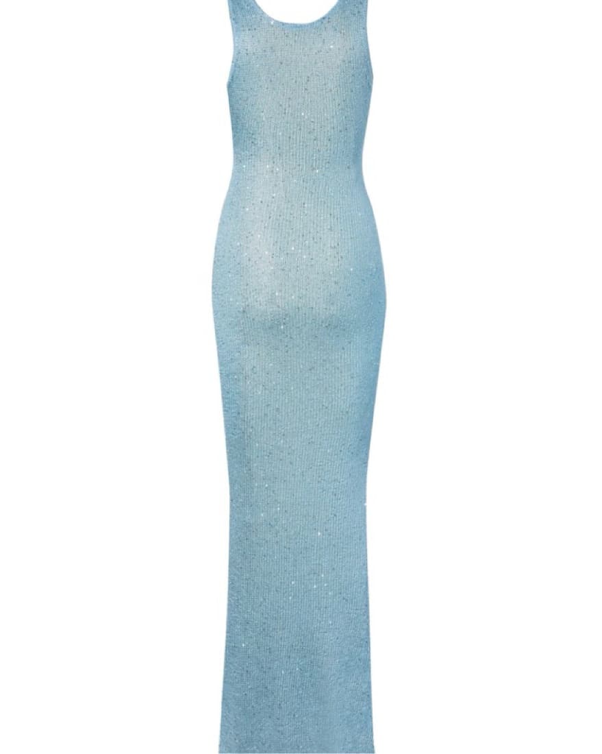 Ana Dress - Baia Blue Sequin - Image 2