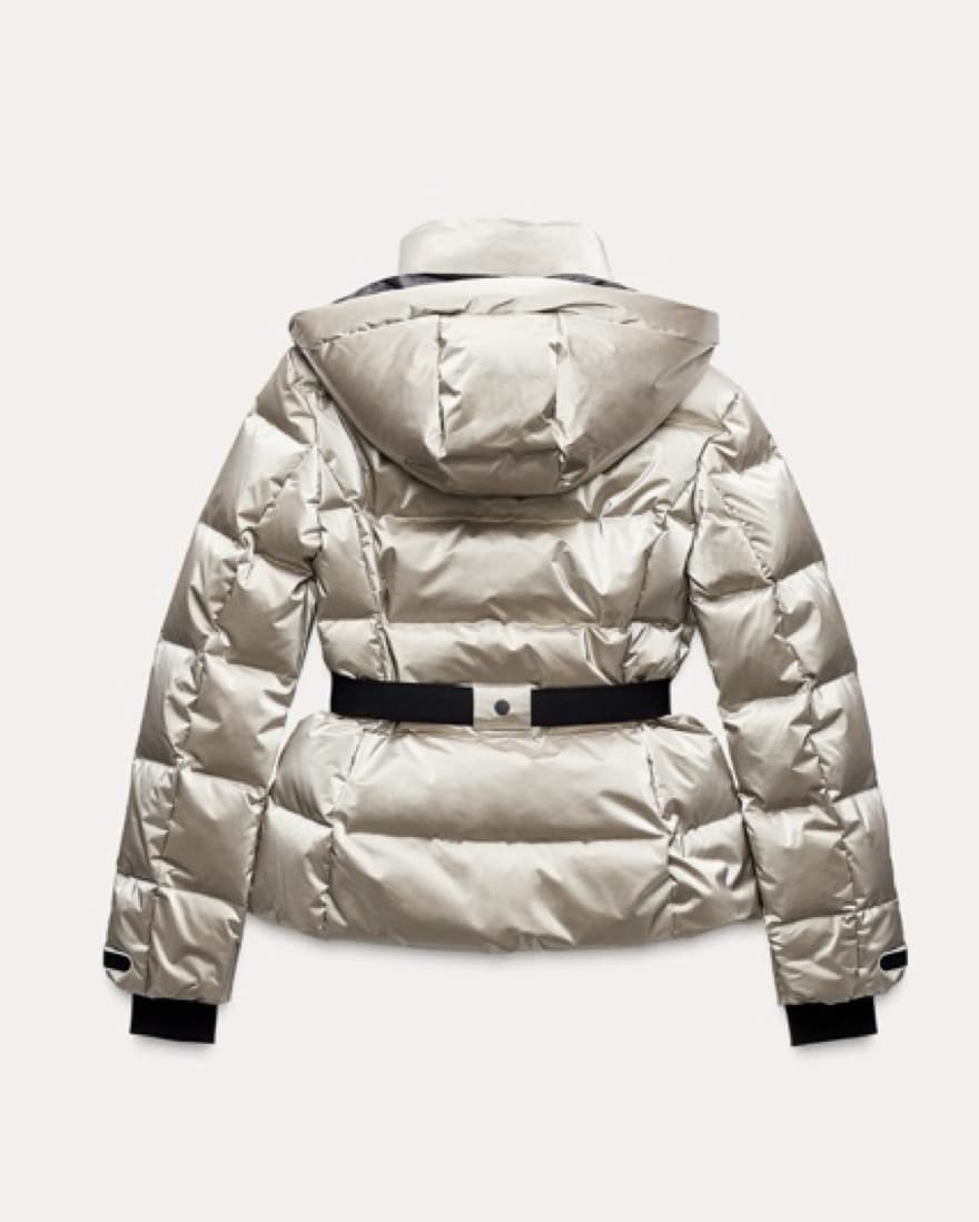 Silver Reflective Ski Jacket - Image 2