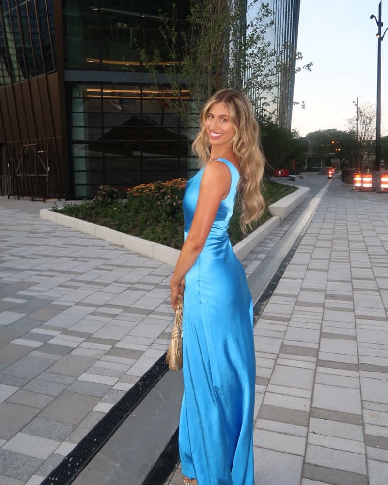 Meshki Blue Gown - Image 4