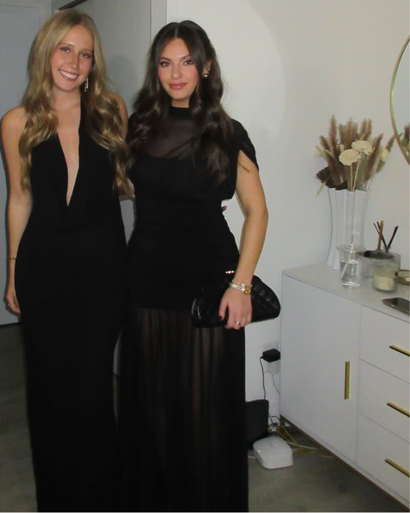 Black Sheer Maxi Dress - Image 2