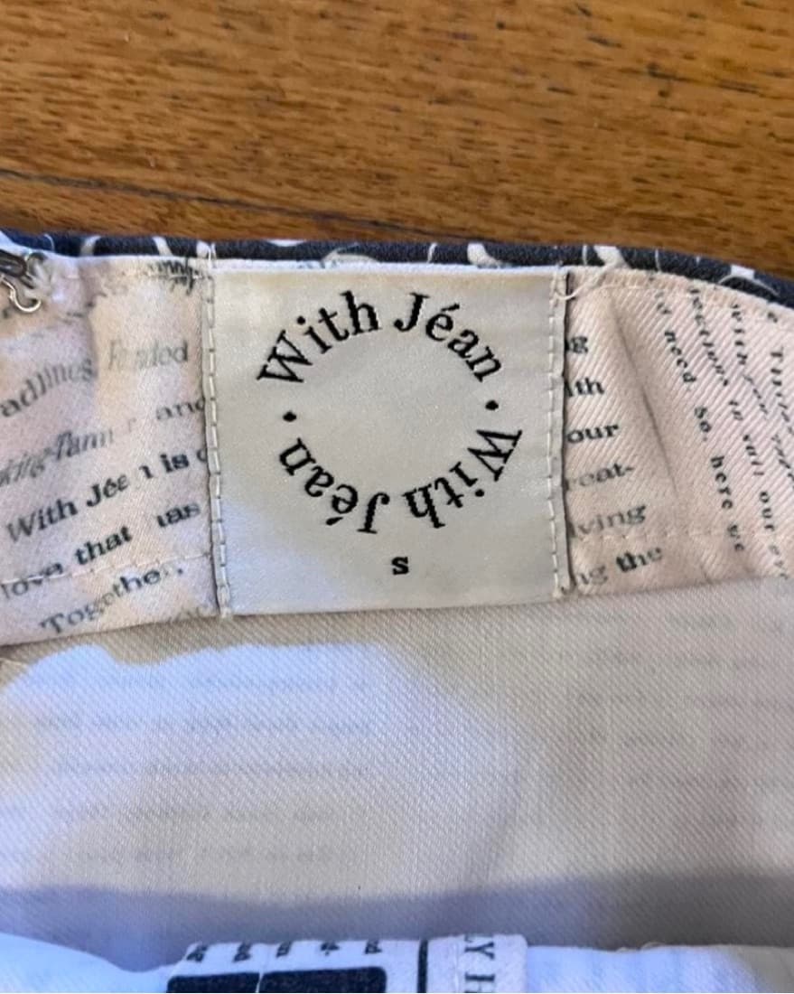 With Jean Newspaper Skirt - Image 3