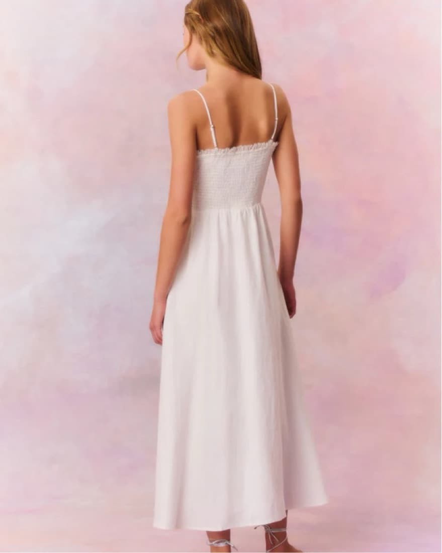 LoveShackFancy Linella Midi Dress - Image 2