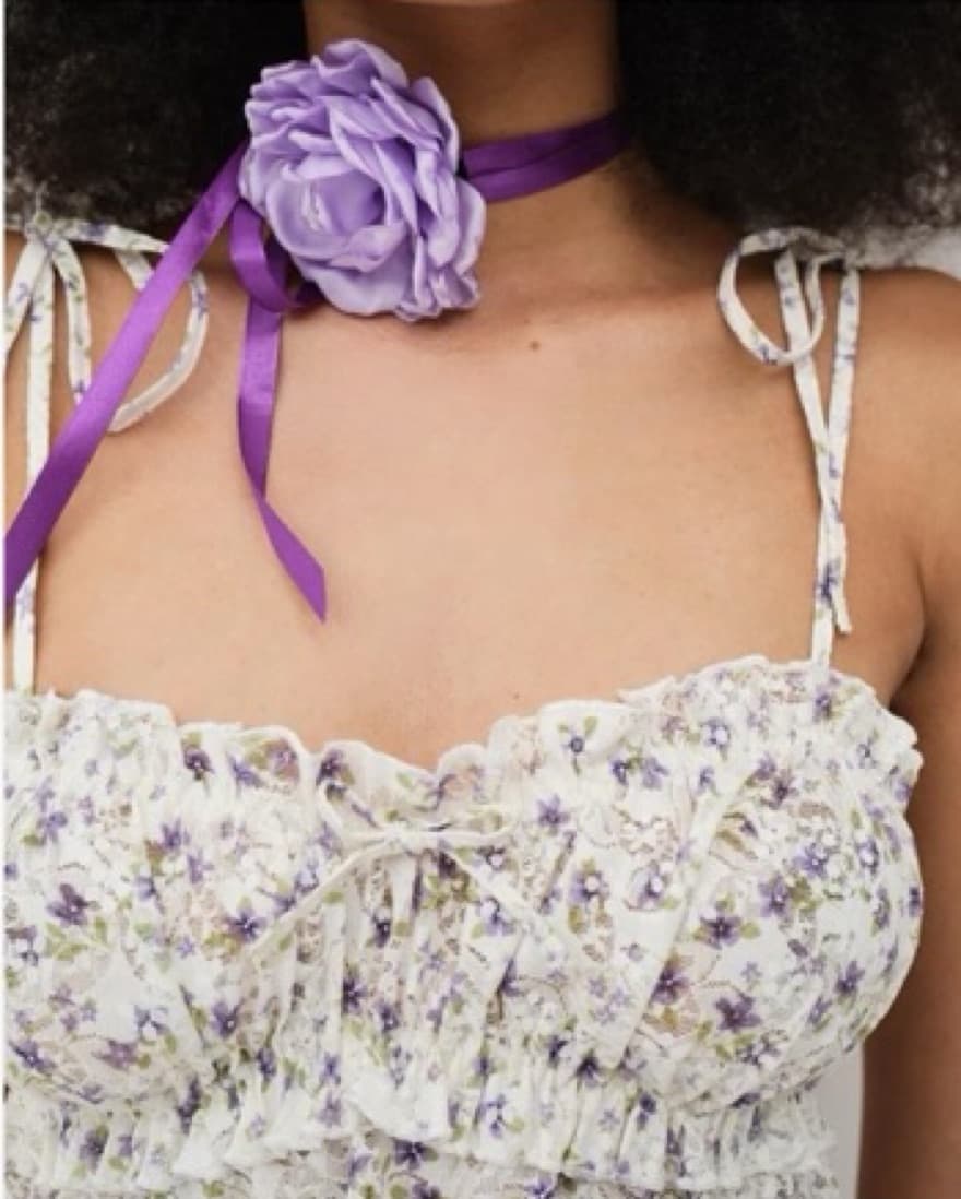 For Love & Lemons Lavender Fields Dress - Image 3