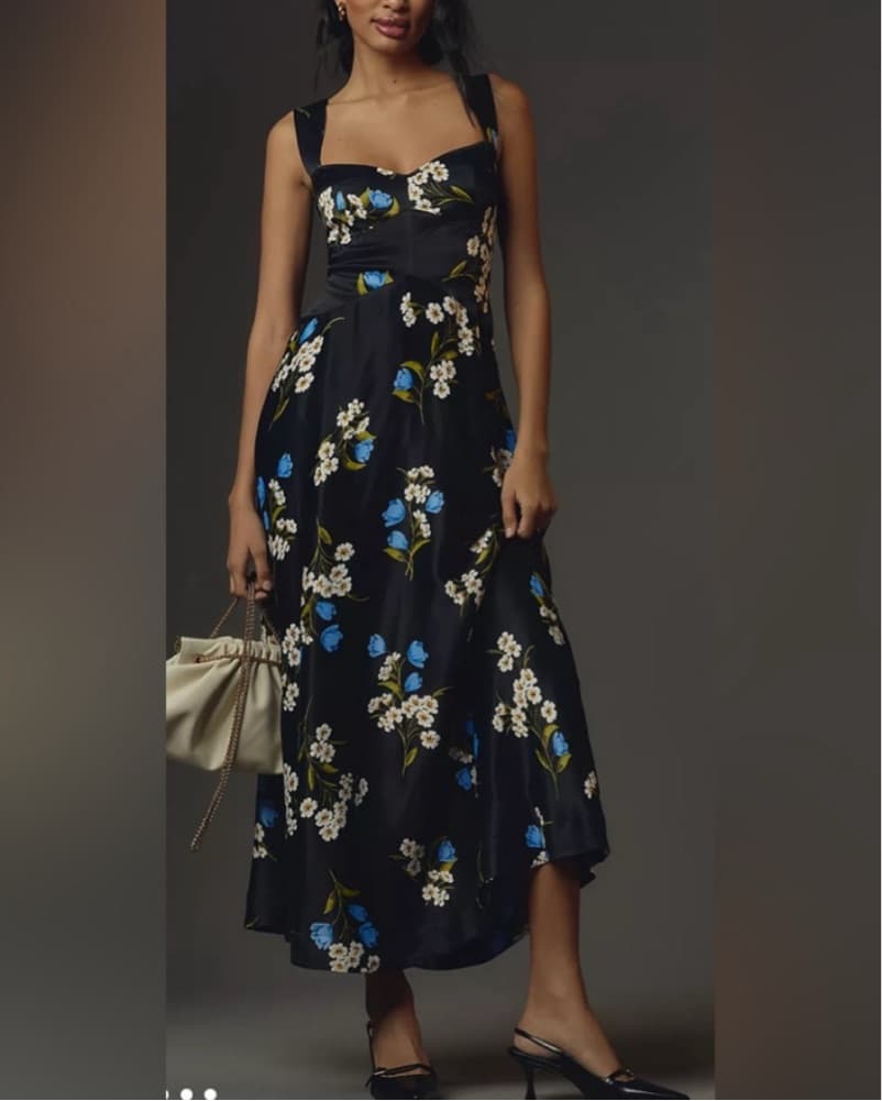 Anthropologie Floral Maxi Dress - Image 1