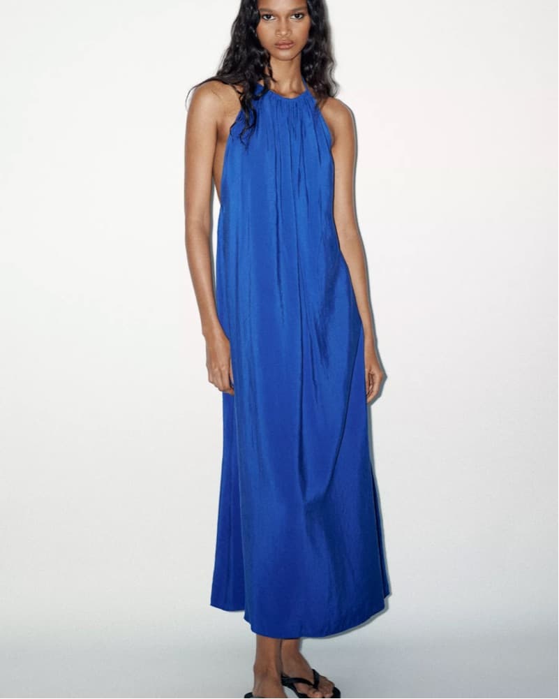 Long Blue Summer Dress - Image 2