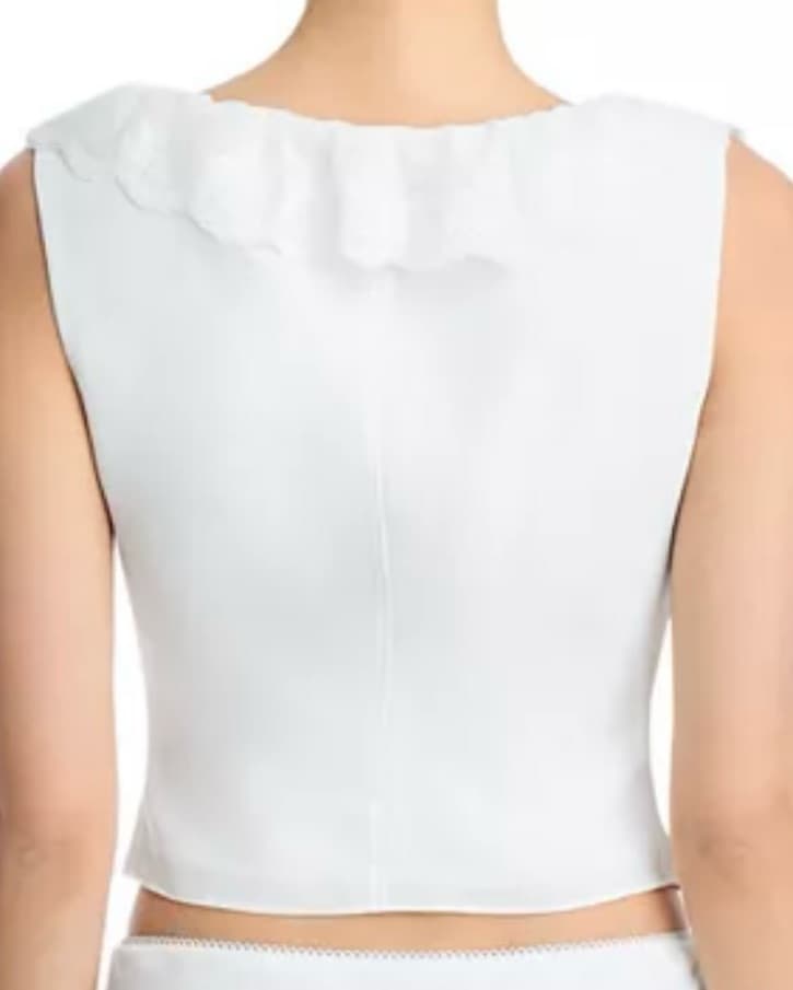 Guizio White Lace Paloma Top - Image 2