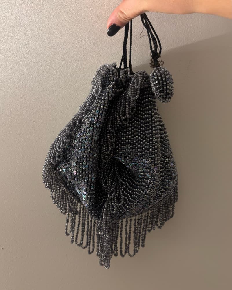 Vintage Beaded Bag - Image 1