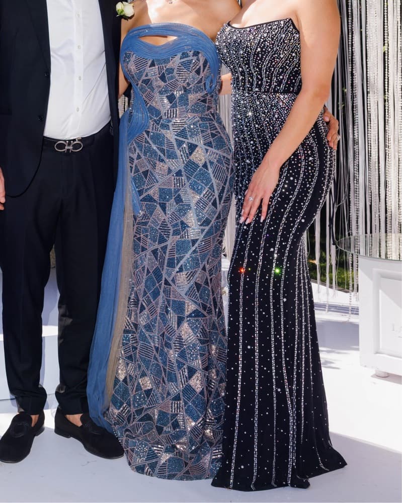 Dazzling Strapless Gown - Image 5