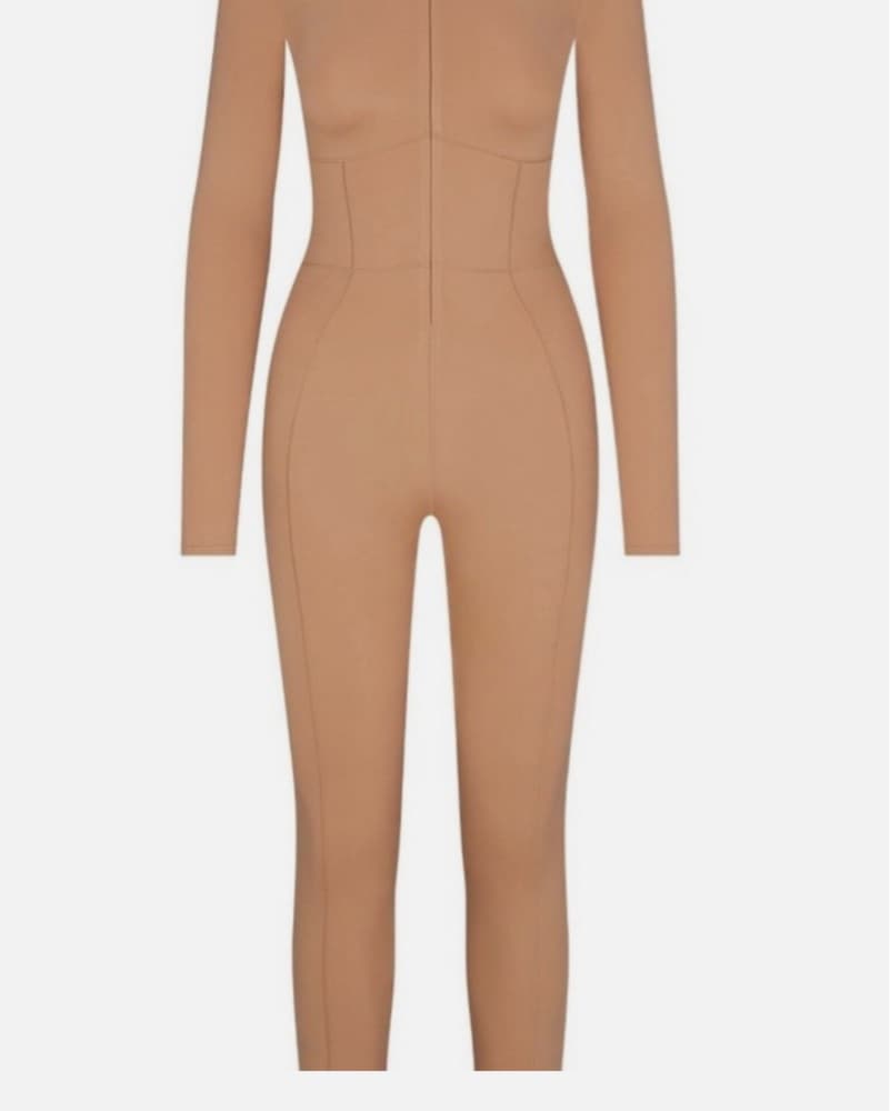 North Face X Skims Refina Bodysuit Ochre - Image 3