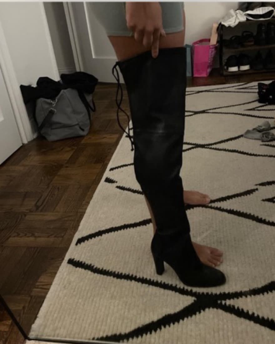 Stuart Weitzman Highland Leather Boots - Image 4