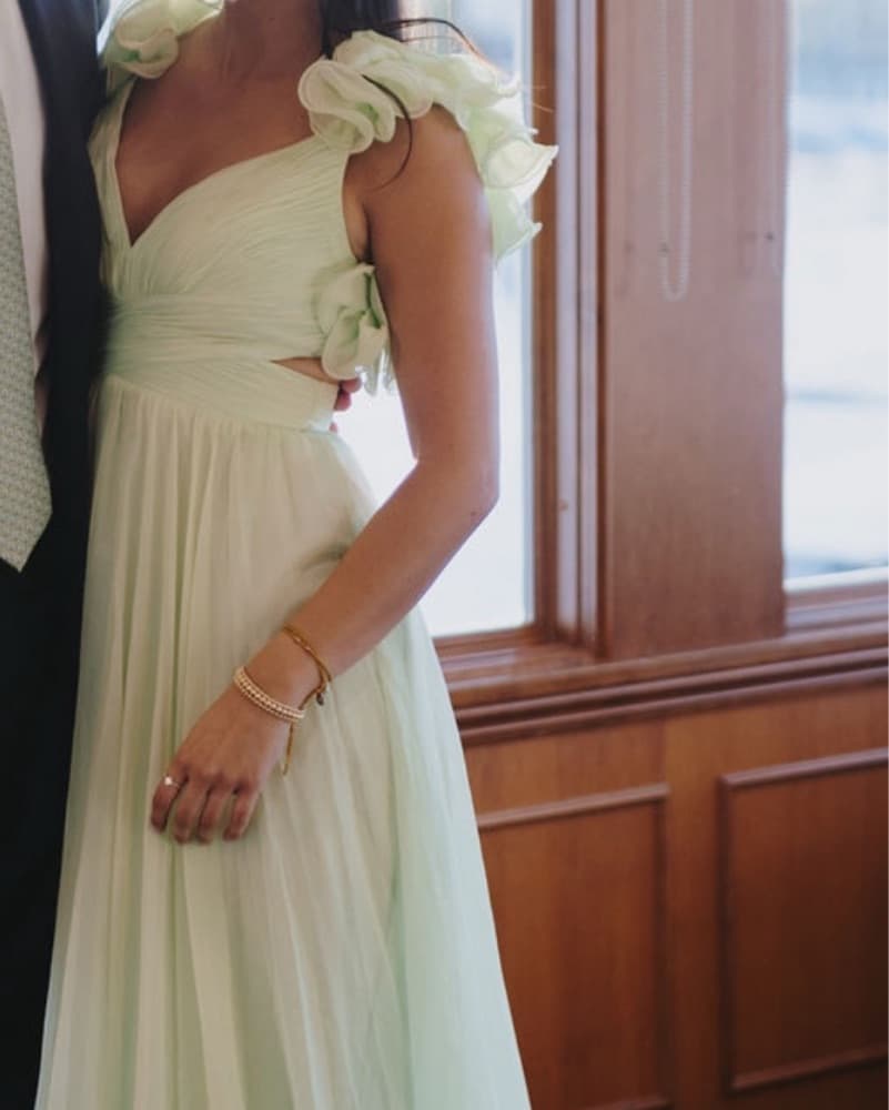 Green Mac Duggal Gown - Image 5