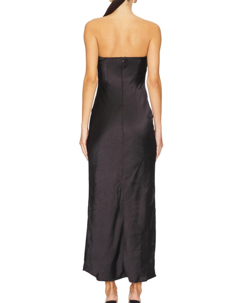 Revolve Strapless Dress - Image 4