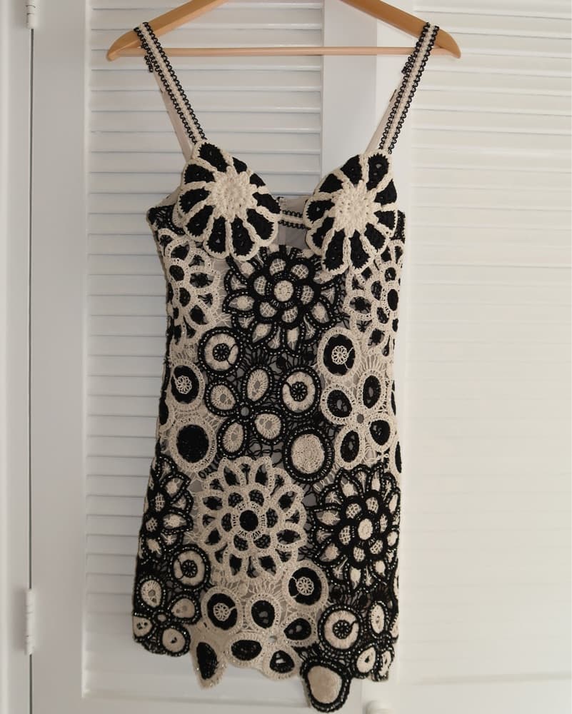 PatBo Crochet Mini Dress - Image 3