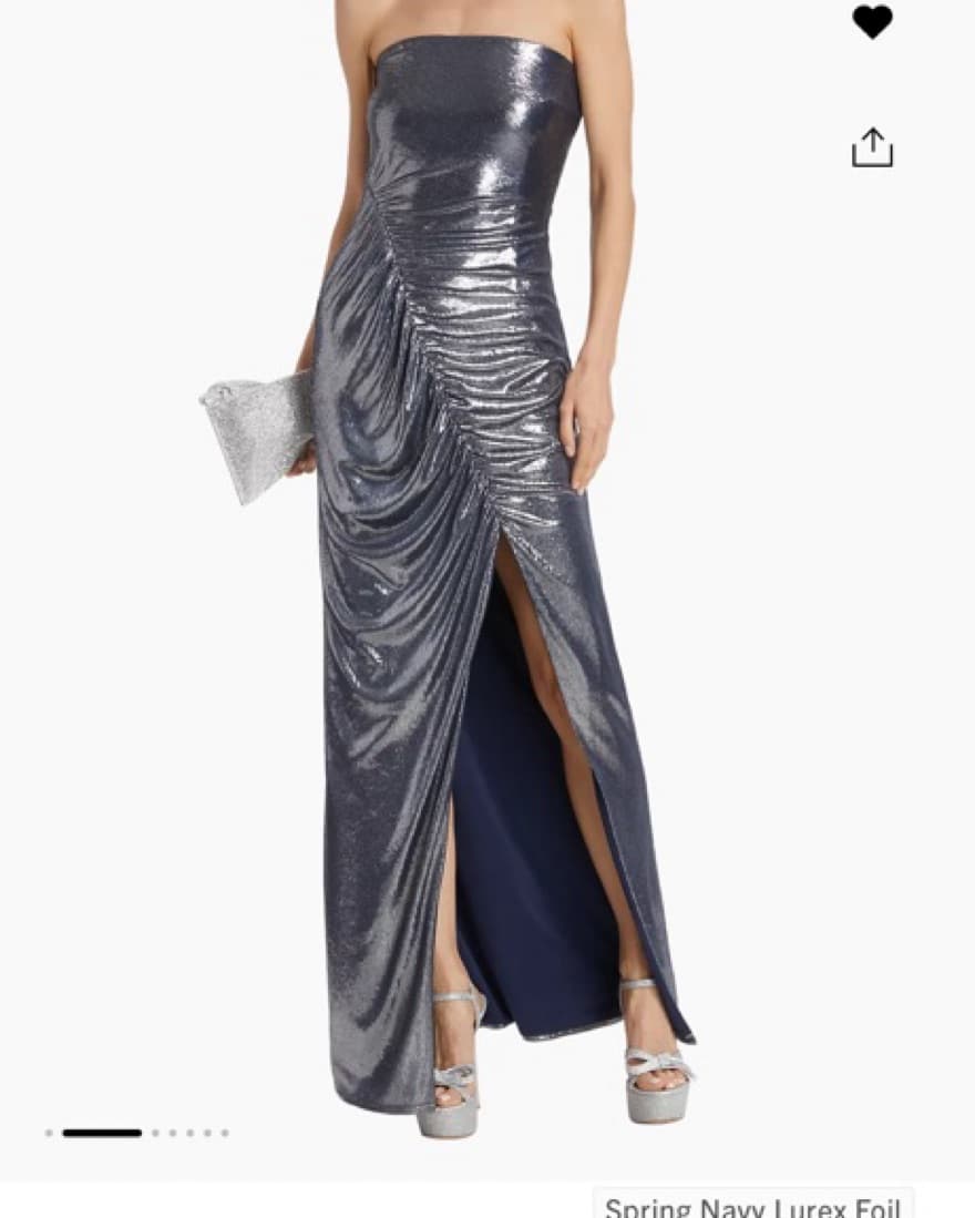 Ramy Brook Samson Metallic Gown - Image 1
