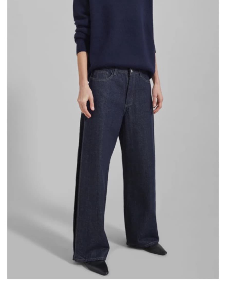 Lowri Pleat Dark Wash Jeans  - Image 2