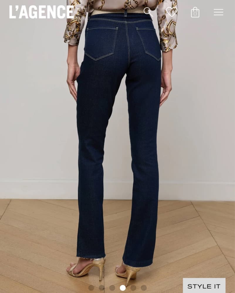 L’AGENCE Ruth Straight Leg Jean - Image 2