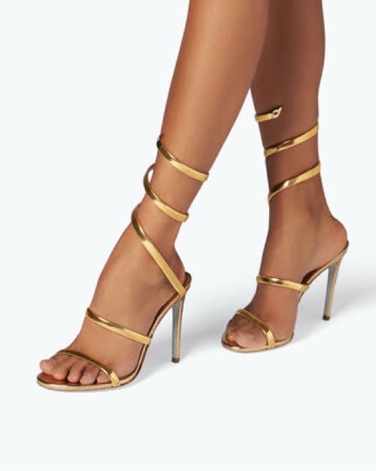 Rene Caovilla Omega Snake Heels - Image 1
