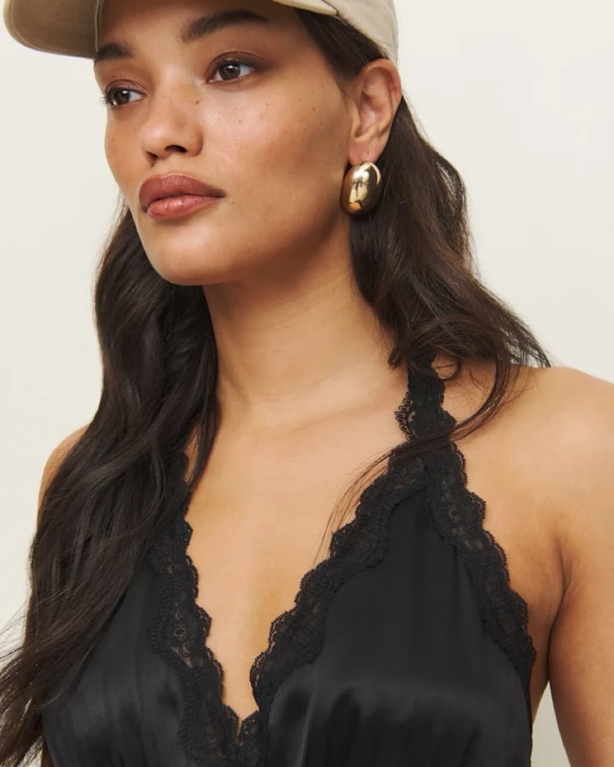 Reformation Nora Silk Dress - Image 3