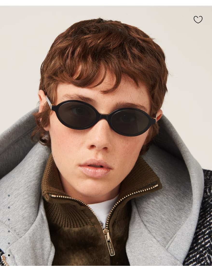Miu Miu Black Sunglasses - Image 3