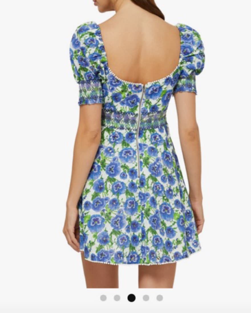 Alice + Olivia Floral Mini Dress  - Image 3