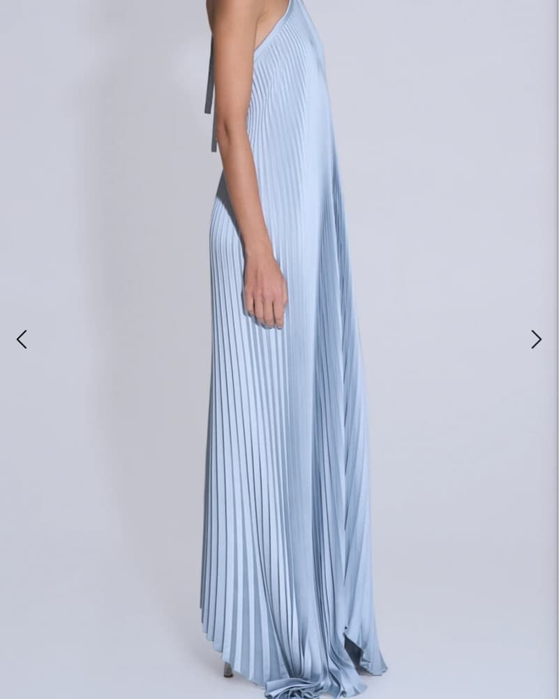L’idée Blue Halter Gown - Image 1