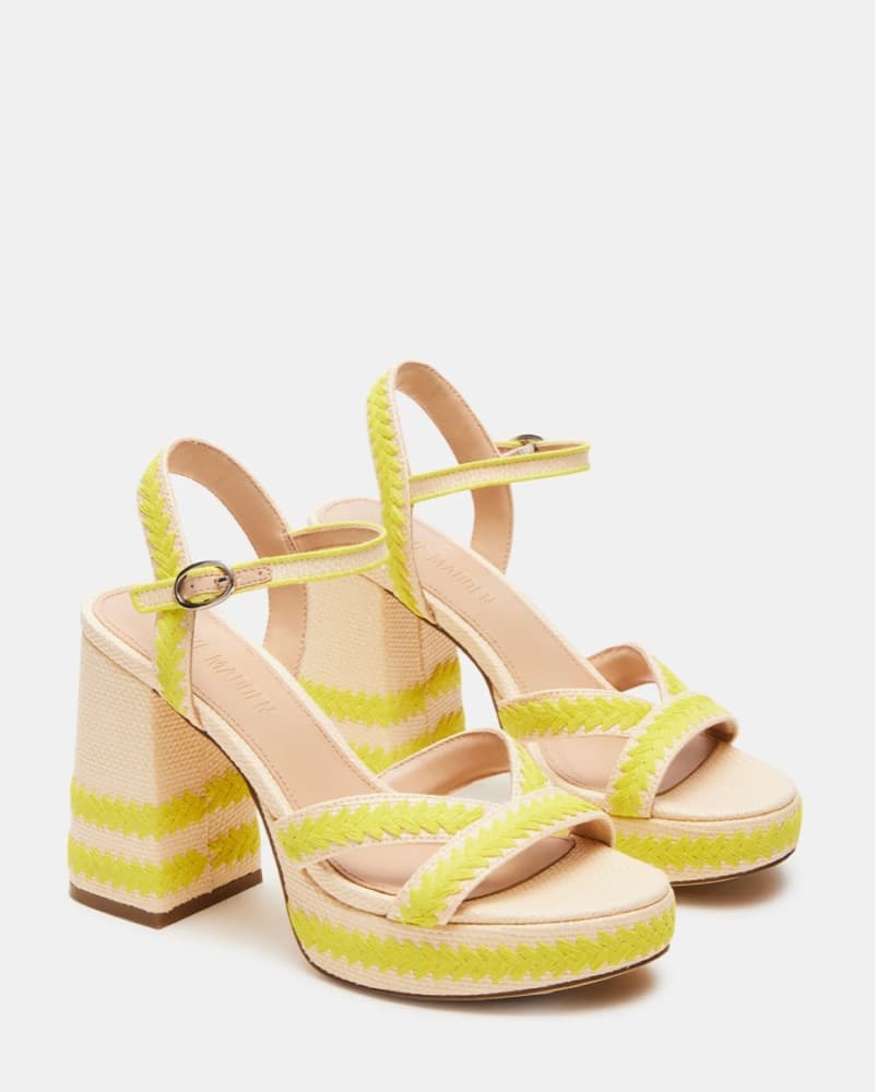 Steve Madden MIMOSA YELLOW Pumps - Image 1