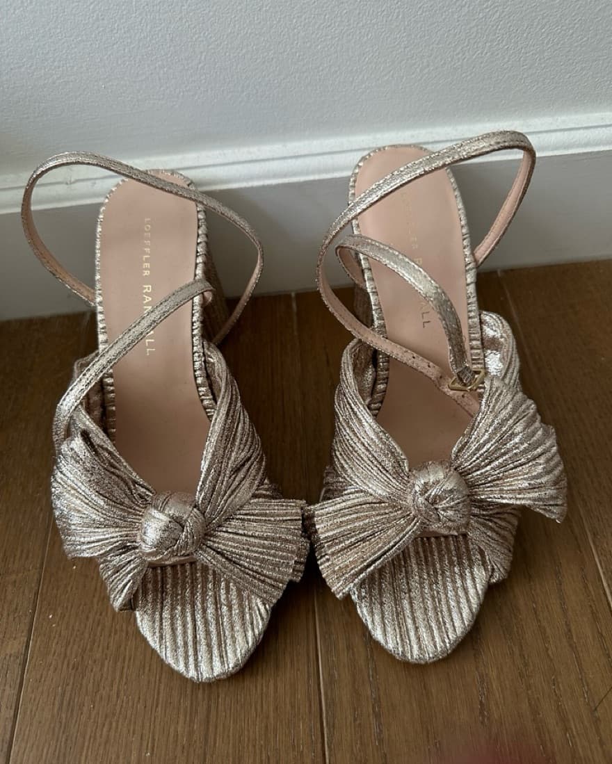 Loeffler Randall Pleated Bow Heels - Image 2