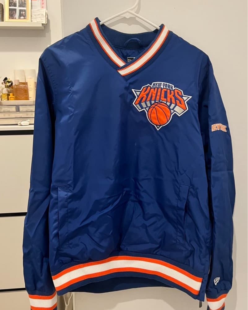 New Era Knicks Pull Over Jacket - Image 2