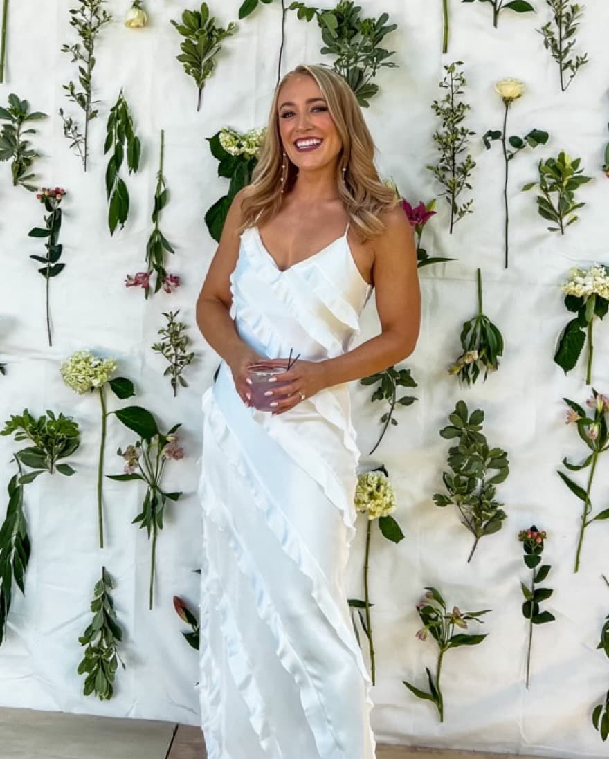 Show Me Your Mumu White Ruffle Dress - Image 1