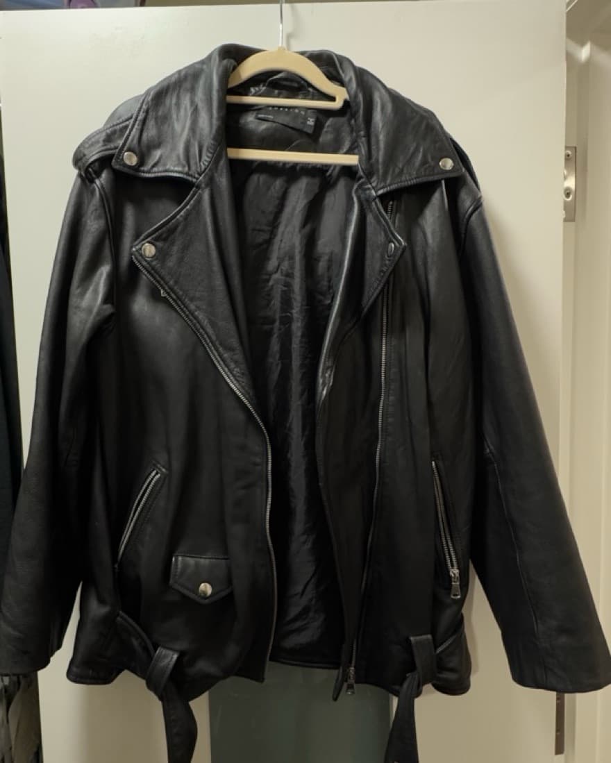 ASOS Design Faux Leather Jacket - Image 1