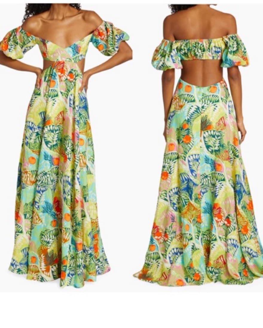 Staud Colelisum Dress In Green - Image 3