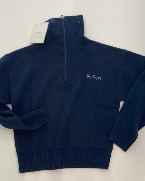 madhappy cashmere quarter Zip Sweater - Image 2
