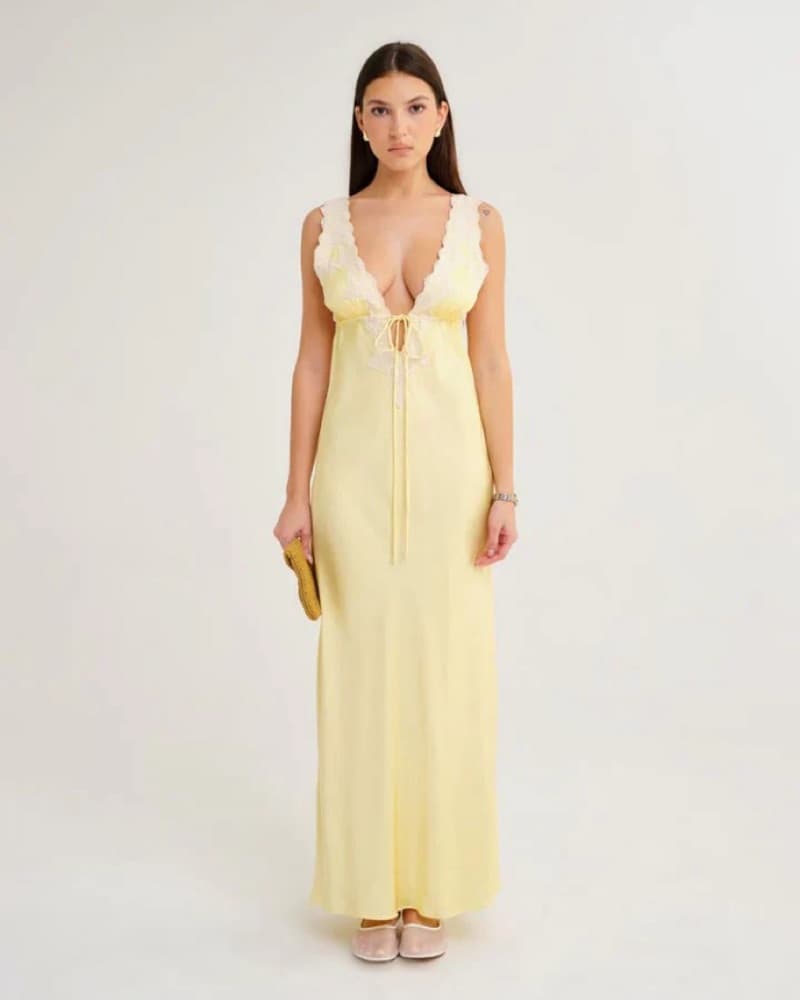 Rumored | Venice Maxi Dress | Banana XS - Image 1