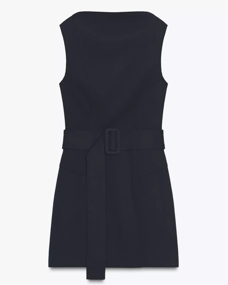 Belted Short Dress  - Image 2