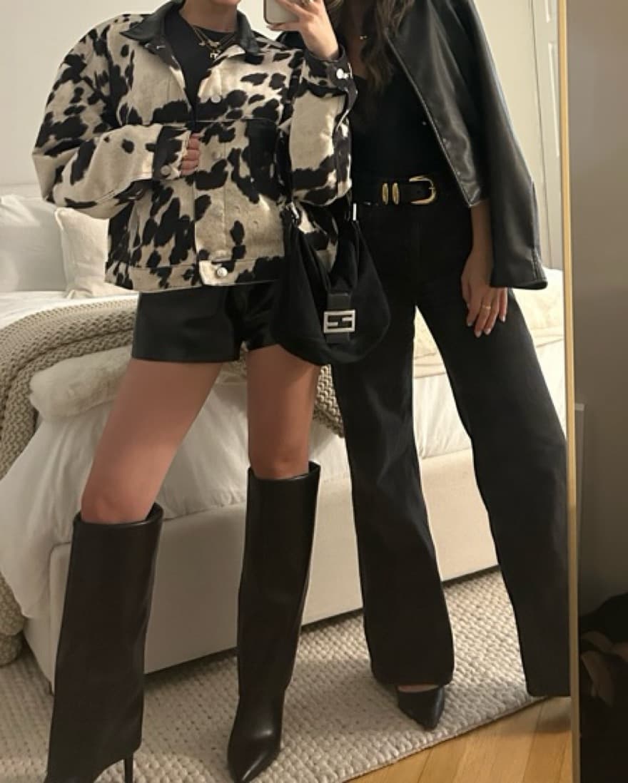 Revice Cow Print Jacket - Image 1