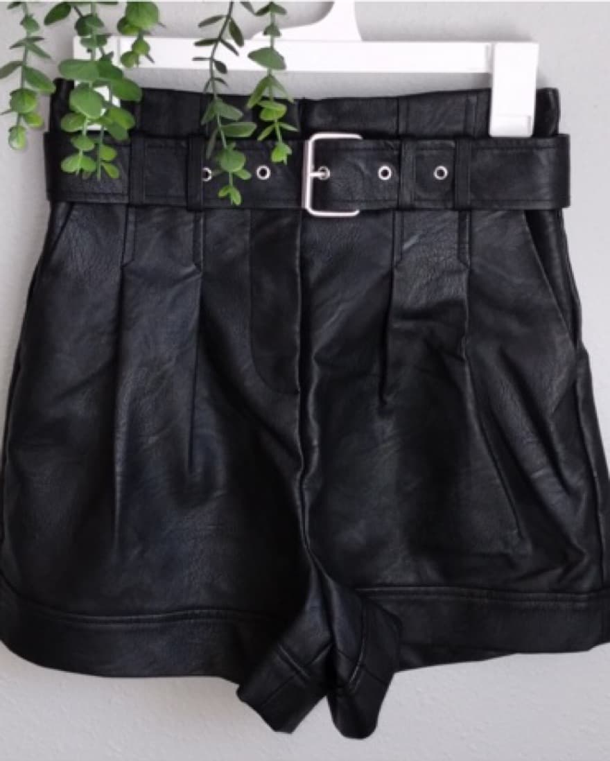 Topshop Leather Shorts - Image 5