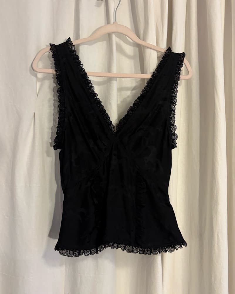 Ruffel Trim Top - GANNI - Image 4