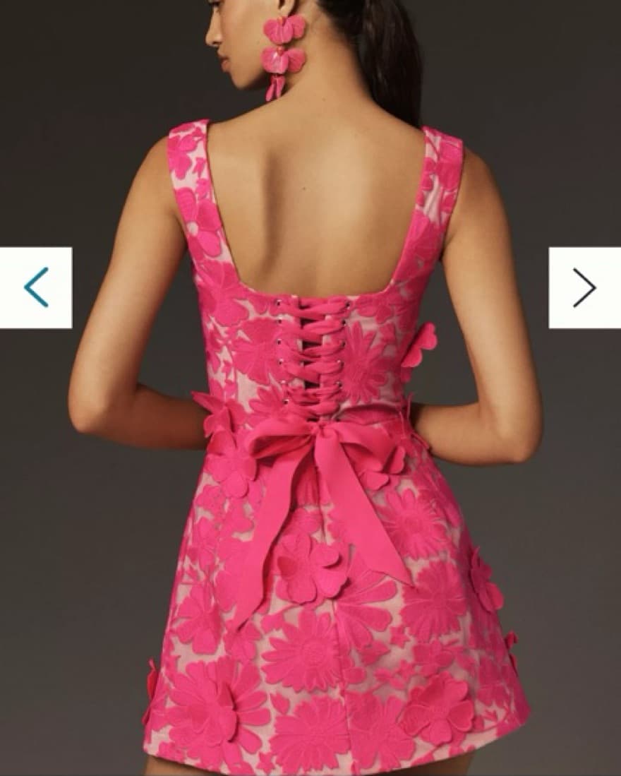 Helsi Belen 3D Floral Mini Dress - Image 3