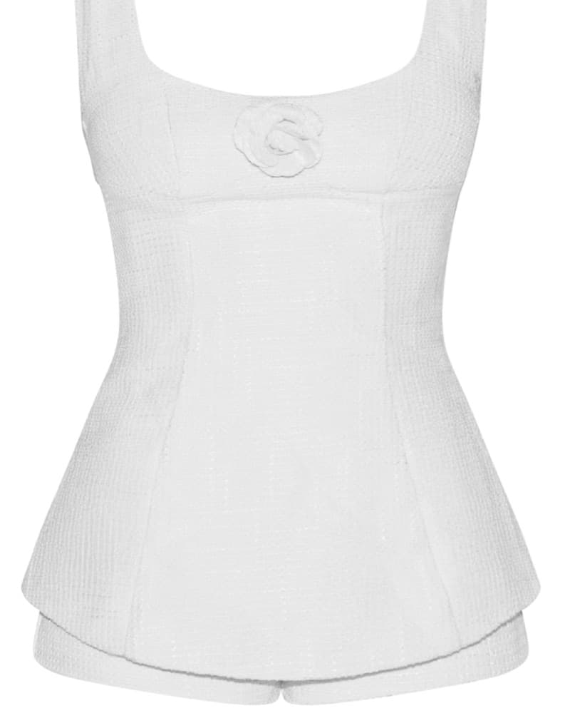 Prettylittlething White Romper - Image 2