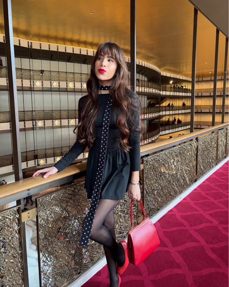Fenity Black Mini Dress - Image 2