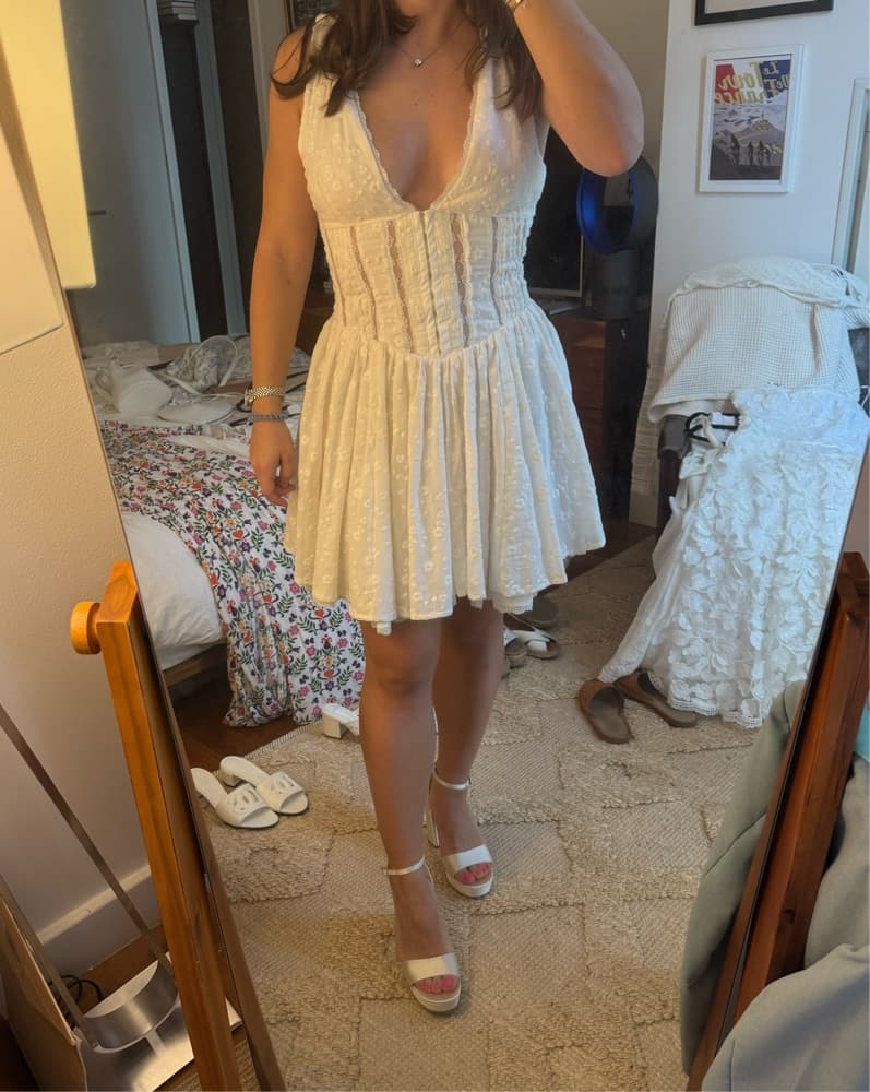 House of CB White Mini Dress - Image 2